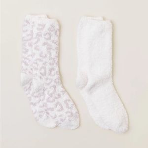 2 PAIR, Barefoot Dreams NEW Cozy Chic Women’s Sock Set, SOFT!